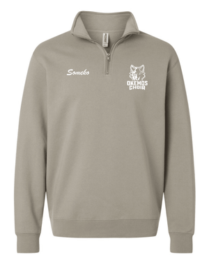 Custom Printed Apparel | Unisex 1/4 Zip Sweatshirt | Okemos Choir - Okemos Choir - 19896