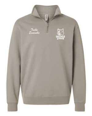 Custom Printed Apparel | Unisex 1/4 Zip Sweatshirt | Okemos Choir - Okemos Choir - 19896