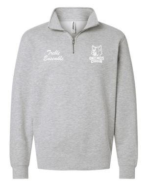 Custom Printed Apparel | Unisex 1/4 Zip Sweatshirt | Okemos Choir - Okemos Choir - 19896