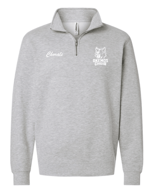 Custom Printed Apparel | Unisex 1/4 Zip Sweatshirt | Okemos Choir - Okemos Choir - 19896