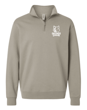 Custom Printed Apparel | Unisex 1/4 Zip Sweatshirt | Okemos Choir - Okemos Choir - 19896