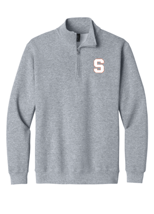 Custom Printed Apparel | Unisex 1/4 Zip Sweatshirt | Stockbridge Panthers - Stockbridge - 19879