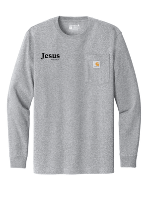 Custom Printed Apparel | Unisex Carhartt Long Sleeve Pocket T-Shirt | Jesus Church - Jesus Church - 19908