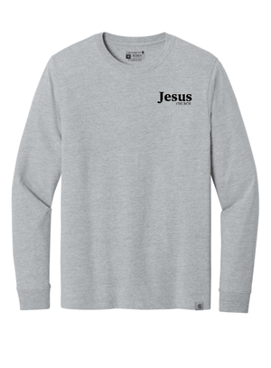 Custom Printed Apparel | Unisex Carhartt Long Sleeve T-Shirt | Jesus Church - Jesus Church - 19908