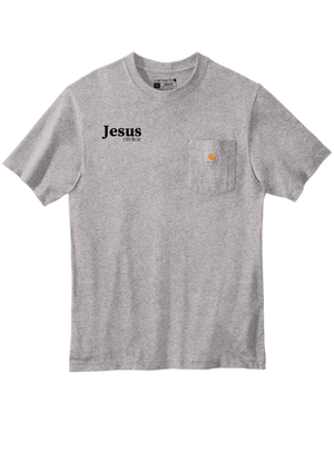 Custom Printed Apparel | Unisex Carhartt Pocket T-Shirt | Jesus Church - Jesus Church - 19908
