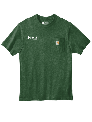 Custom Printed Apparel | Unisex Carhartt Pocket T-Shirt | Jesus Church - Jesus Church - 19908