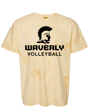 Custom Printed Apparel | Unisex Colorblast Heavyweight T-Shirt | Waverly High School Volleyball - 19526 Wavery HS Volleyball