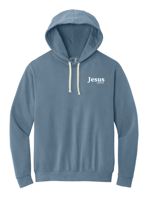 Custom Printed Apparel | Unisex Comfort Colors Lightweight Hoodie | Jesus Church - Jesus Church - 19908