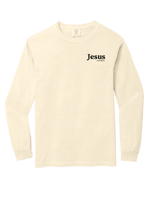 Custom Printed Apparel | Unisex Comfort Colors Long Sleeve T-Shirt | Jesus Church - Jesus Church - 19908