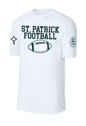Custom Printed Apparel | Unisex Compression 1/2 Sleeve T-Shirt | St. Patrick Football - SP Football - 20010