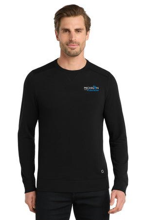 Michigan Department of Education Crewneck Blacktop front view