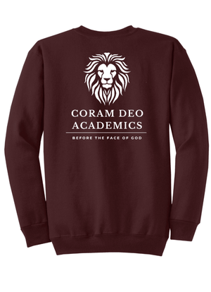 Custom Printed Apparel | Unisex Crewneck Sweatshirt | Coram Deo Academics - Coram Deo 2026 - 19830