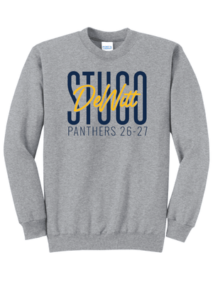 Custom Printed Apparel | Unisex Crewneck Sweatshirt | DeWitt Student Government - DHS Stugo - 19859