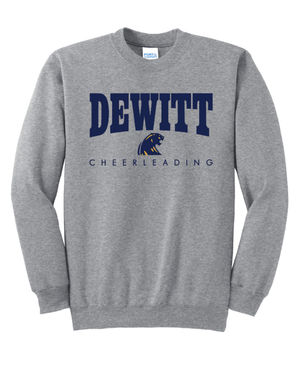 Custom Printed Apparel | Unisex Crewneck Sweatshirt | DHS Sideline Cheer - DHS Cheer - 19819