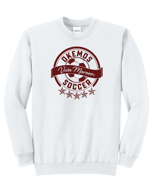 Custom Printed Apparel | Unisex Crewneck Sweatshirt | Okemos Boys Soccer - Okemos Boys Soccer