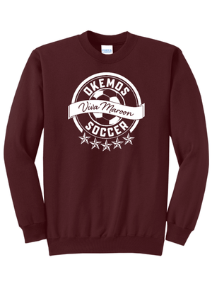 Custom Printed Apparel | Unisex Crewneck Sweatshirt | Okemos Boys Soccer - Okemos Boys Soccer