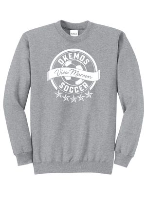 Custom Printed Apparel | Unisex Crewneck Sweatshirt | Okemos Boys Soccer - Okemos Boys Soccer
