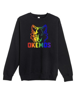 Custom Printed Apparel | Unisex Crewneck Sweatshirt | Okemos Wolves Spirit Wear - Okemos Public Schools