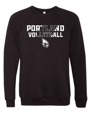 Custom Printed Apparel | Unisex Crewneck Sweatshirt | Portland Volleyball - Portland Vball - 19598