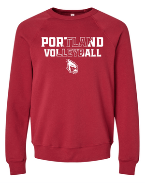 Custom Printed Apparel | Unisex Crewneck Sweatshirt | Portland Volleyball - Portland Vball - 19598