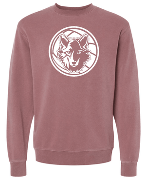 Custom Printed Apparel | Unisex Custom Crewneck - Pigment-Dyed | Okemos Volleyball - Okemos Volleyball 19902