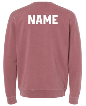 Custom Printed Apparel | Unisex Custom Crewneck - Pigment-Dyed | Okemos Volleyball - Okemos Volleyball 19902