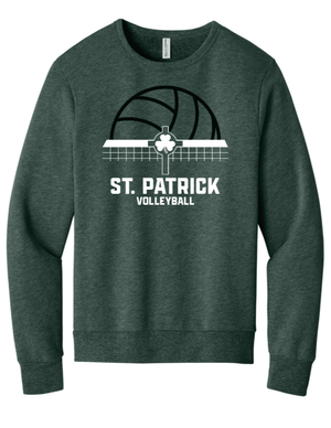 Custom Printed Apparel | Unisex Custom Crewneck | St. Patrick Volleyball - SP Vball - 19723