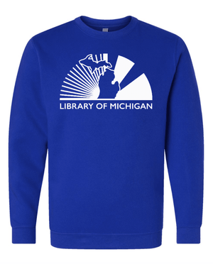 Custom Printed Apparel | Unisex Custom Crewneck Sweatshirt | Library of Michigan - Library of MI - 19463