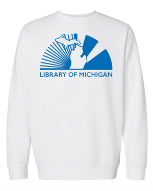 Custom Printed Apparel | Unisex Custom Crewneck Sweatshirt | Library of Michigan - Library of MI - 19463