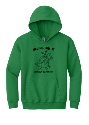 Custom Printed Apparel | Unisex Custom Hoodie | Davidson Elementary - Davidson Elementary - 19765