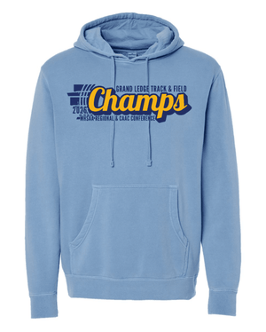 Custom Printed Apparel | Unisex Custom Hoodie - Light Blue | GL Track + Field State Qualifiers & Champs 2026 - GL Track Qualifiers + Champs - 19483