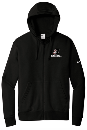 Custom Printed Apparel | Unisex Custom Hoodie - Nike Full Zip | Okemos Football - Okemos Football - 19518