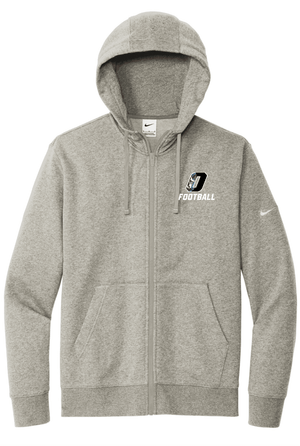 Custom Printed Apparel | Unisex Custom Hoodie - Nike Full Zip | Okemos Football - Okemos Football - 19518