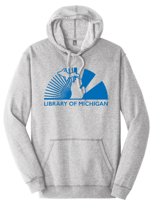 Custom Printed Apparel | Unisex Custom Lightweight Hoodie | Library of Michigan - Library of MI - 19463