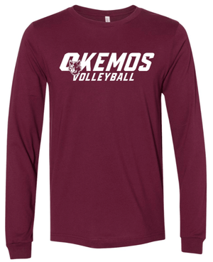 Custom Printed Apparel | Unisex Custom Long Sleeve | Okemos Volleyball - Okemos Volleyball 19902