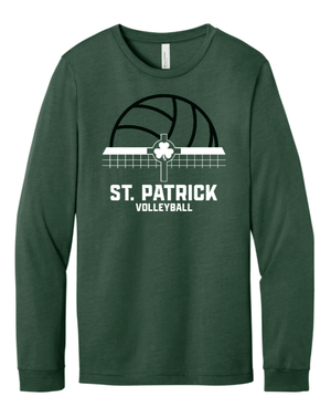 Custom Printed Apparel | Unisex Custom Long Sleeve | St. Patrick Volleyball - SP Vball - 19723
