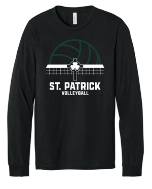 Custom Printed Apparel | Unisex Custom Long Sleeve | St. Patrick Volleyball - SP Vball - 19723