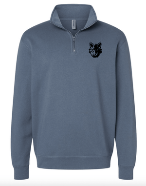 Custom Printed Apparel | Unisex Custom Quarter-Zip | Hiawatha Elementary - Hiawatha Elementary - 19891