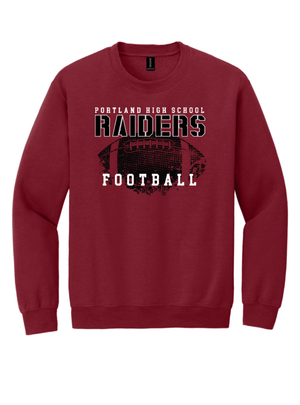 Custom Printed Apparel | Unisex Custom Sweatshirt - Crewneck | PHS Football - PHS Football - 19820