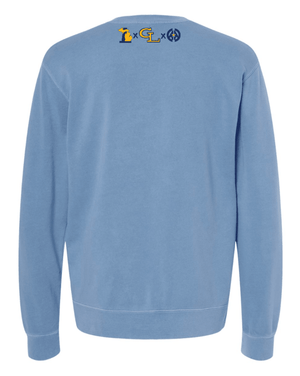 Custom Printed Apparel | Unisex Custom Sweatshirt - Light Blue Crewneck | GL Track + Field State Qualifiers & Champs 2026 - GL Track Qualifiers + Champs - 19483
