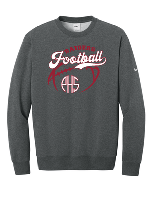 Custom Printed Apparel | Unisex Custom Sweatshirt - Nike Crewneck | PHS Football - PHS Football - 19820