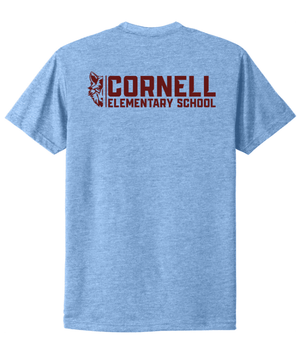 Custom Printed Apparel | Unisex Custom T-Shirt | Cornell Elementary Staff - Cornell Staff - 19854