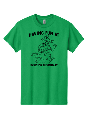 Custom Printed Apparel | Unisex Custom T-Shirt | Davidson Elementary - Davidson Elementary - 19765