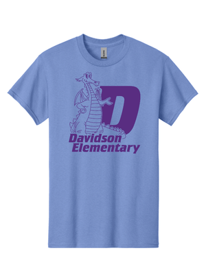 Custom Printed Apparel | Unisex Custom T-Shirt | Davidson Elementary - Davidson Elementary - 19765