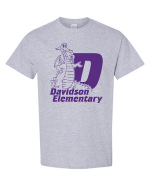 Custom Printed Apparel | Unisex Custom T-Shirt | Davidson Elementary - Davidson Elementary - 19765
