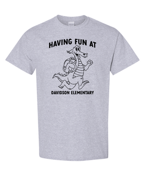 Custom Printed Apparel | Unisex Custom T-Shirt | Davidson Elementary - Davidson Elementary - 19765