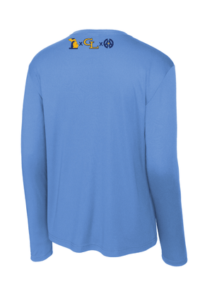 Custom Printed Apparel | Unisex Custom T-Shirt - Light Blue Performance Long Sleeve | GL Track + Field State Qualifiers & Champs 2026 - GL Track Qualifiers + Champs - 19483
