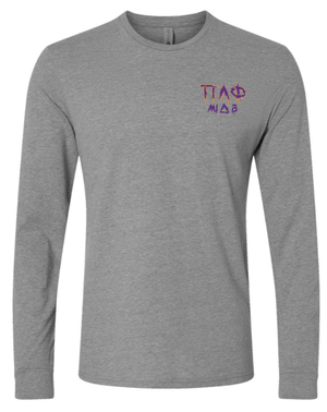 Custom Printed Apparel | Unisex Custom T-Shirt - Long Sleeve | Pi Lambda Phi Golf Outing - Pi Lambda Phi - 19420