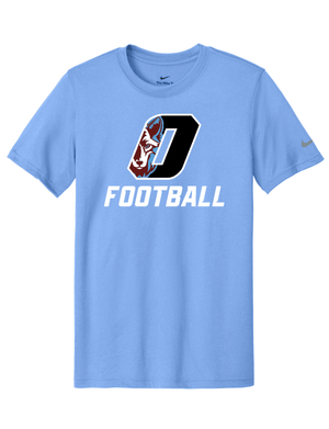 Custom Printed Apparel | Unisex Custom T-Shirt - Nike Dri - FIT | Okemos Football - Okemos Football - 19518