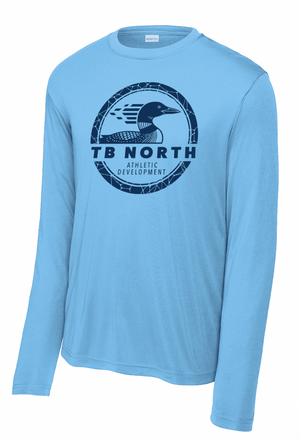 Custom Printed Apparel | Unisex Custom T-Shirt - Performance Long Sleeve | TB North Athletic Development - TB North - 19531